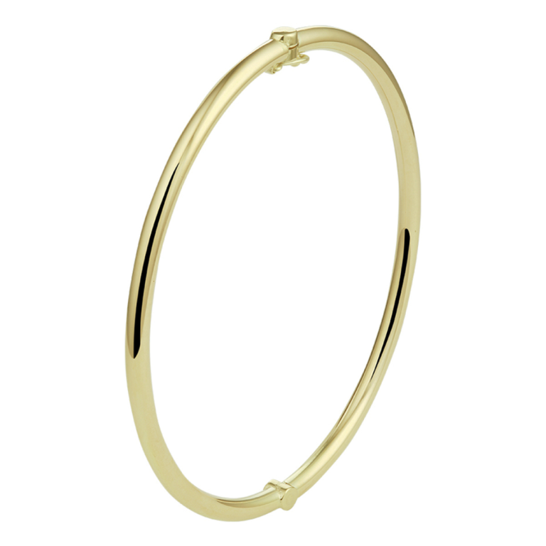Geelgouden Bangle Massief