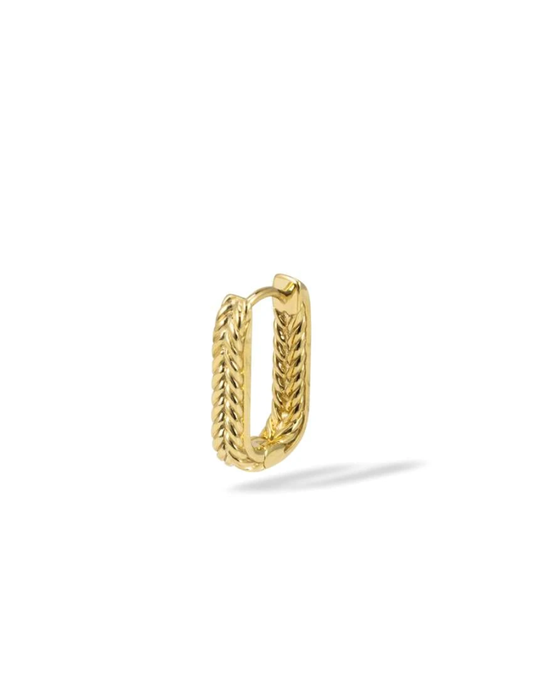 Buddha Oorsieraden Barbara Reversible Hoop 406GV