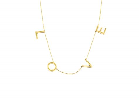 Just Franky Collier Love letter 4 initials
