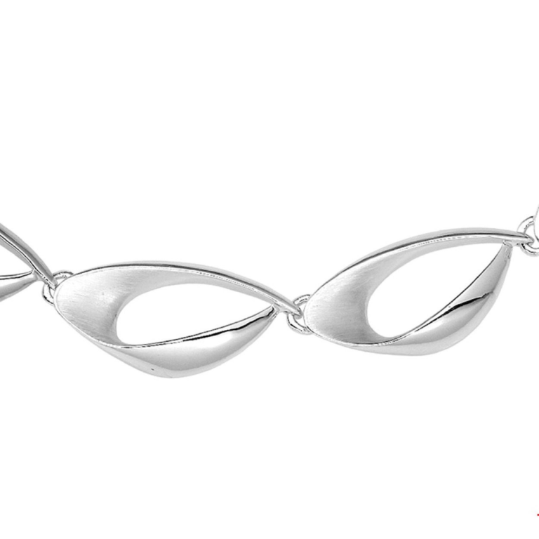 Collier poli/mat