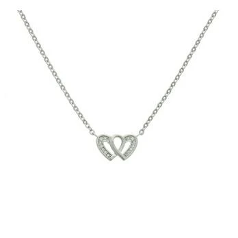 Collier hartjes met zirkonia