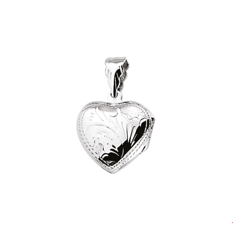 Graveerhanger hart medaillon