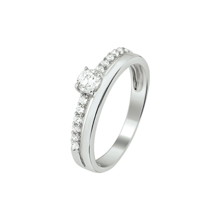 Ring met zirkonia