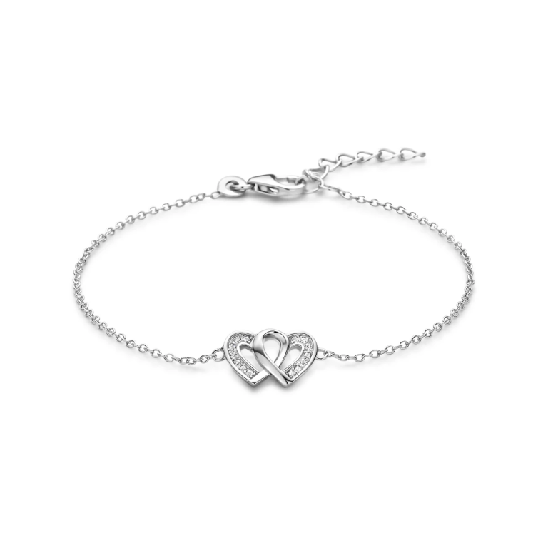 Armband met hart en zirkonia