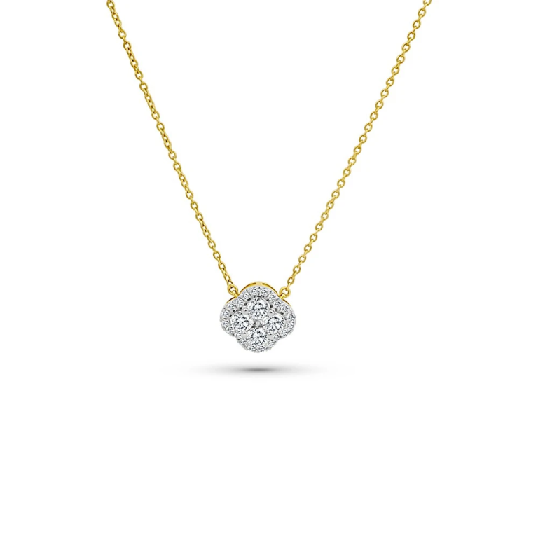 Gouden Collier met Diamant
