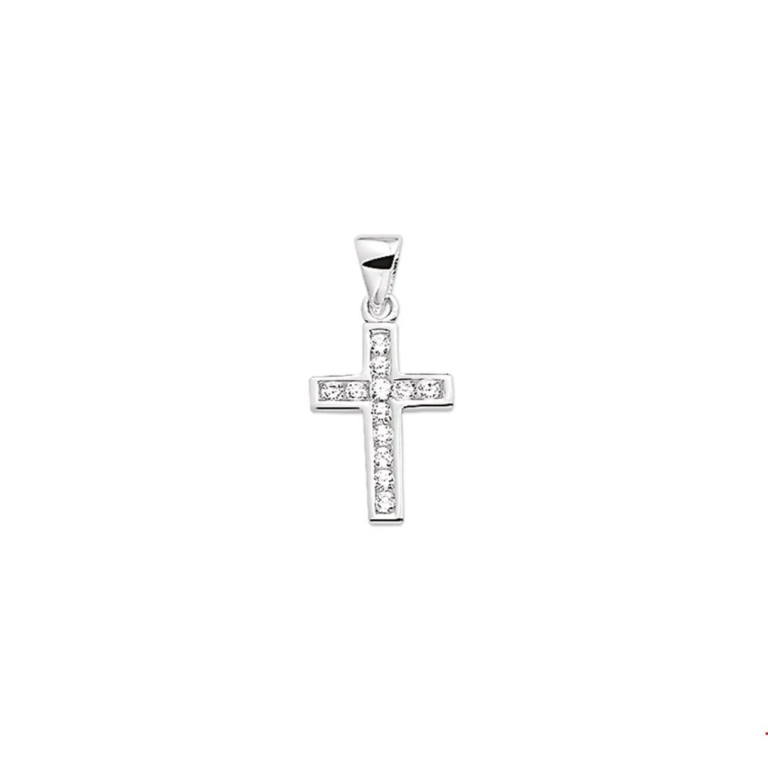 Hanger kruis met zirkonia