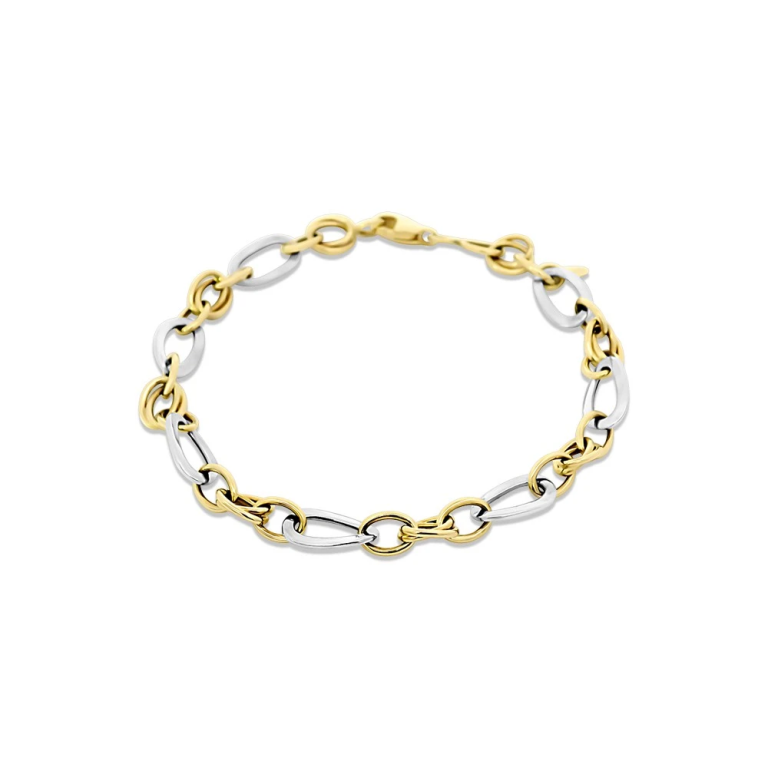 Bicolour Armband schakel