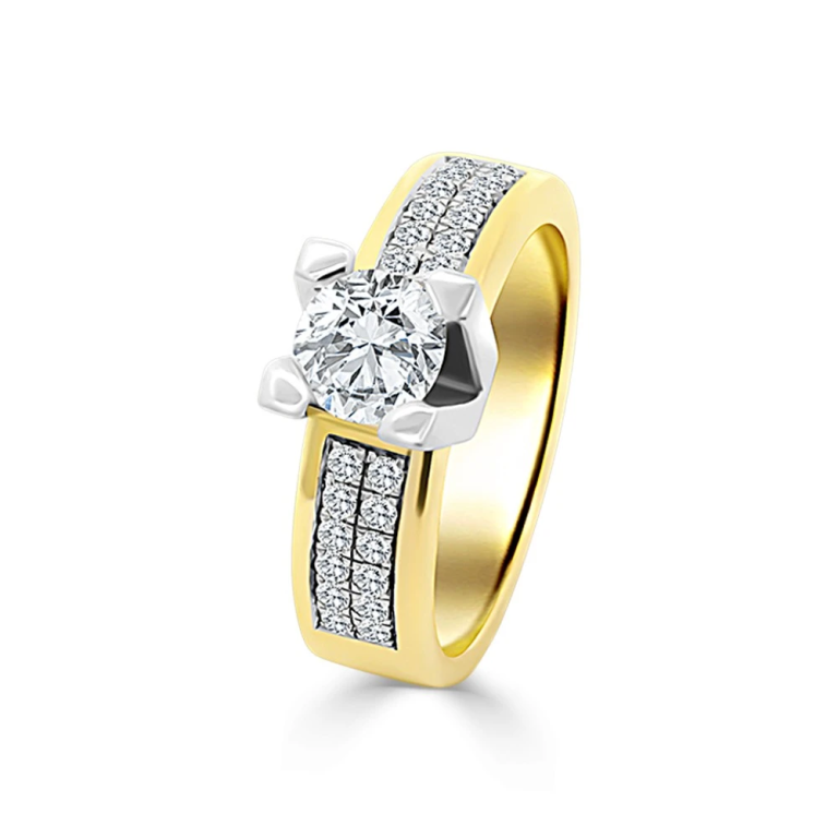 Gouden Ring met Diamant