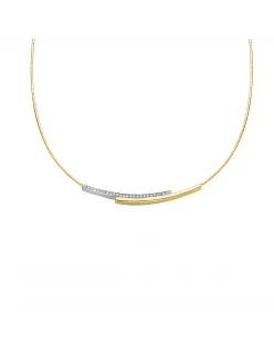 Bicolor Collier met Diamant