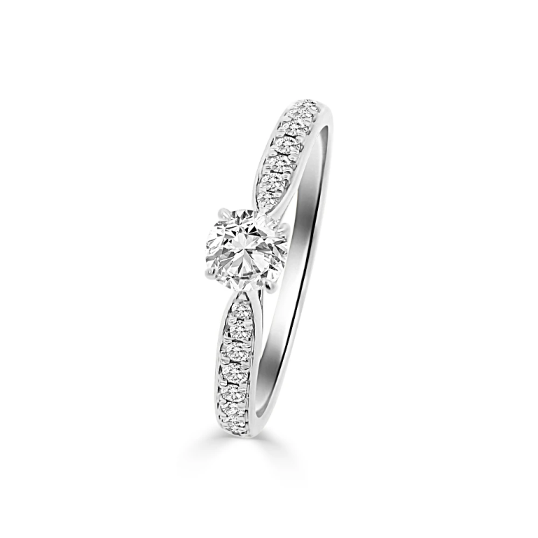Witgouden Ring Diamant