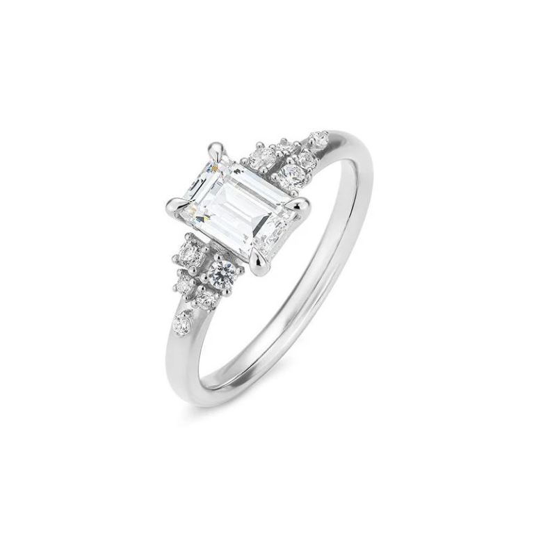 Ring witgoud labgrown diamant